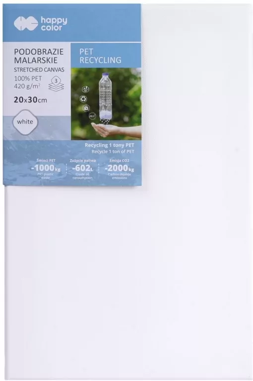 Podobrazie malarskie PET z recyclingu 20X30cm Happy color - tantis.pl