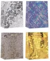 Torebka ozdobna 26x32x10cm hot-stamp mix ROZETTE - tantis.pl