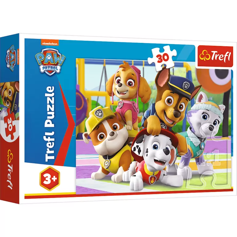 Psi Patrol zawsze na czas. Puzzle 30 elementów - tantis.pl