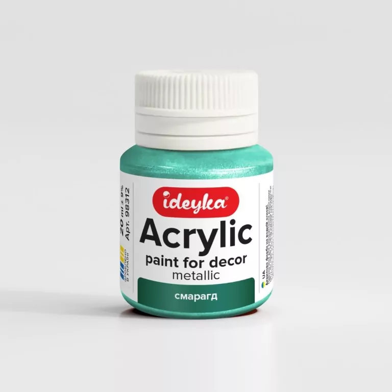 Farba akrylowa metaliczna Szmaragd 20ml - tantis.pl
