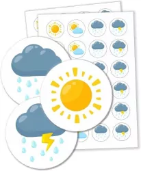 Naklejki motywacyjne - Pogoda