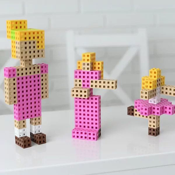 Klocki Meli Cube Pink 100 elementów - tantis.pl