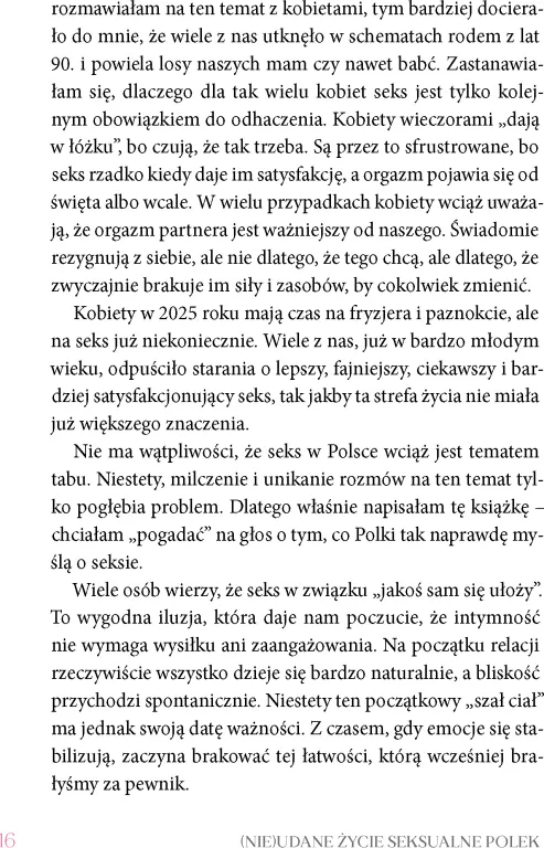 (Nie)udane życie seksualne Polek - tantis.pl
