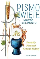 Pismo Święte NT A5 Pamiątka I Komunii kielich