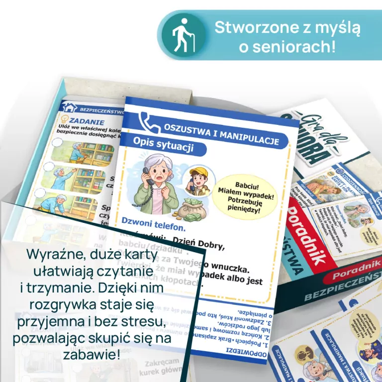 Gra dla Seniora. Poradnik Bezpieczeństwa - tantis.pl