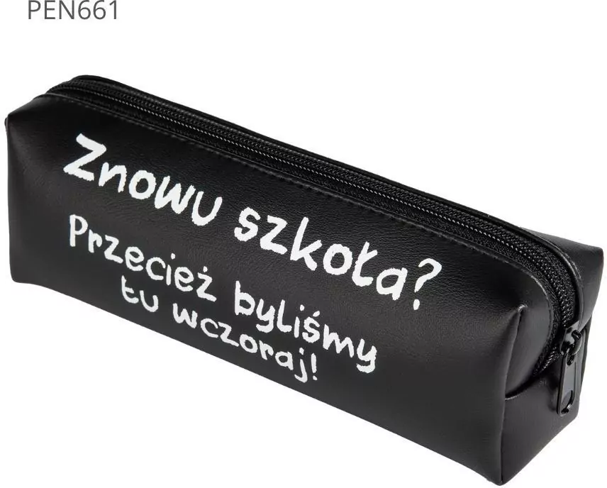 Piórnik jednokomorowy czarny - Znowu szkoła? ... - tantis.pl