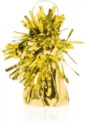 Ciężarek do balonów foliowy. Złoty