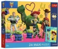 Puzzle 24 Maxi Toy Story 5 + plakat TREFL - tantis.pl