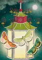 Karnet B6 POP-UP z kopertą Lampion i ćmy - tantis.pl