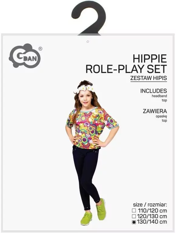 Strój dla dzieci Hipis rozm. 130/140cm - tantis.pl