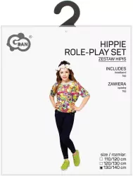 Strój dla dzieci Hipis rozm. 130/140cm