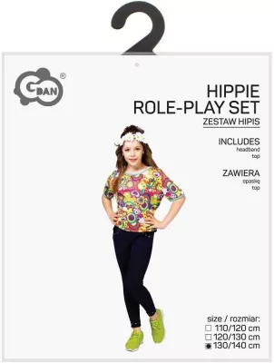 Strój dla dzieci Hipis rozm. 130/140cm