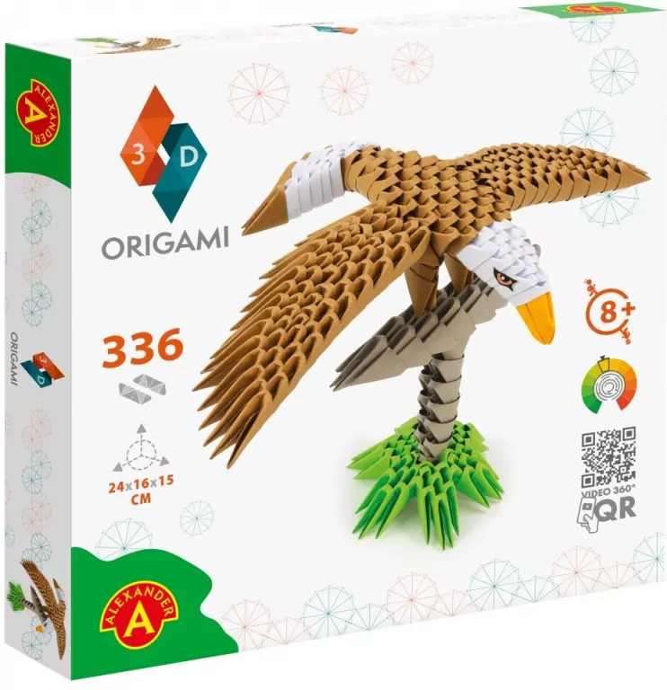 Origami 3D. Orzeł - tantis.pl