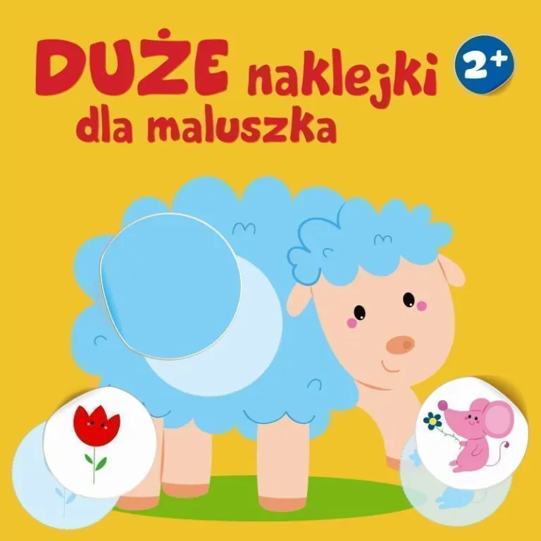Duże naklejki dla maluszka. Owieczka - tantis.pl