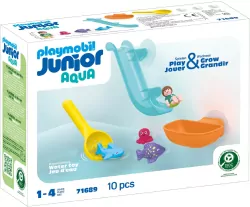 Wodna zjeżdżalnia z morskimi zwierzątkami. Zestaw z figurką Junior Aqua 71689