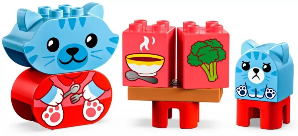 LEGO® DUPLO®. Moje pierwsze codzienne czynności — jedzenie i pora snu 10414 - tantis.pl