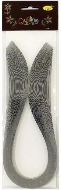 Paski do quillingu 5mmx50cm. Brokatowe srebrne - tantis.pl