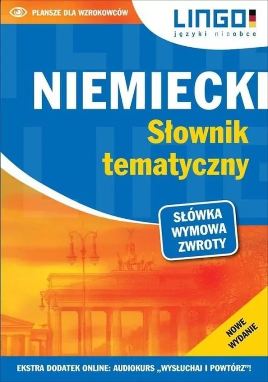 Niemiecki. Słownik tematyczny. Książka + CD - tantis.pl