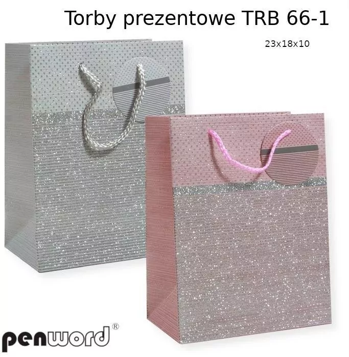 Torebka prezentowa 23x18x10cm MIX - tantis.pl