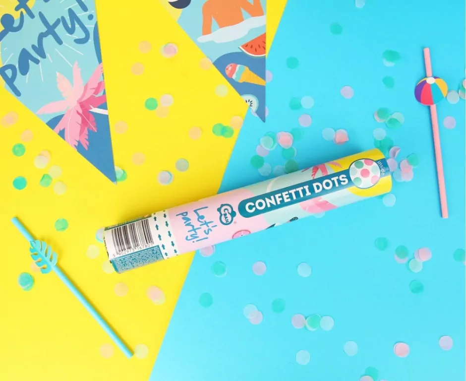 Konfetti pneumatyczne Let's party 30cm - tantis.pl