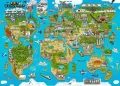 Puzzle 1000 8-BIT Mapa Świata - tantis.pl