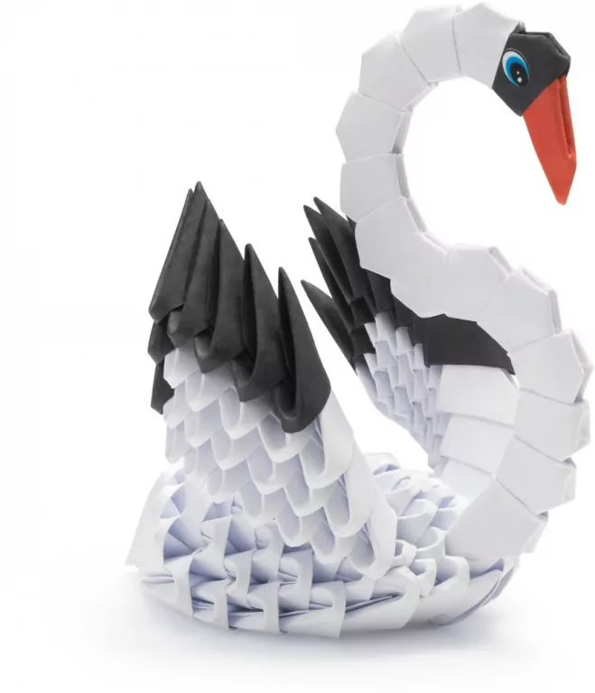 Origami 3D. Łabędź - tantis.pl