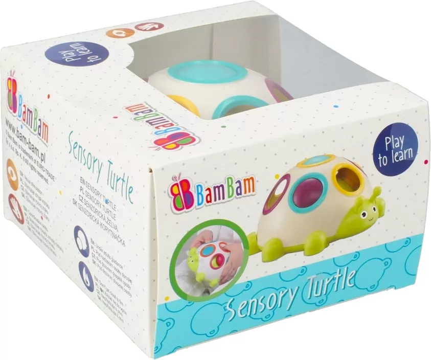 BAM BAM Zabawka sensoryczna Żółw - tantis.pl