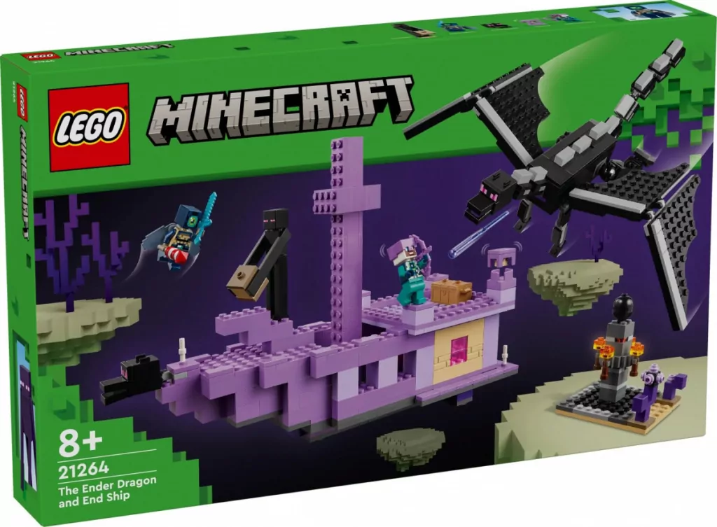 LEGO® Minecraft. Smok kresu i statek kresu. 21264 - tantis.pl