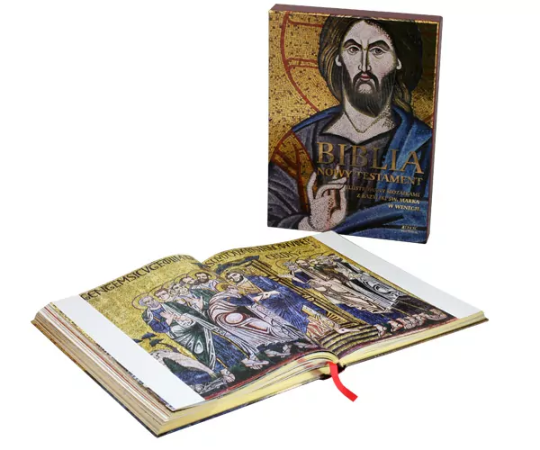 Biblia. Nowy Testament. Ilustrowany mozaikami z Bazyliki Św. Marka w Wenecji - tantis.pl
