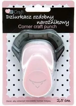 Dziurkacz ozdobny 25mm narożnikowy zaokrąglacz - tantis.pl