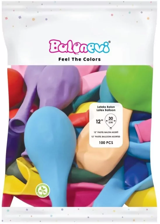 Balony lateksowe Pastel 25cm - tantis.pl