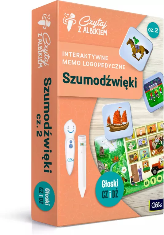 Czytaj z Albikiem. Memo Szumodźwięki cz. 2 - tantis.pl