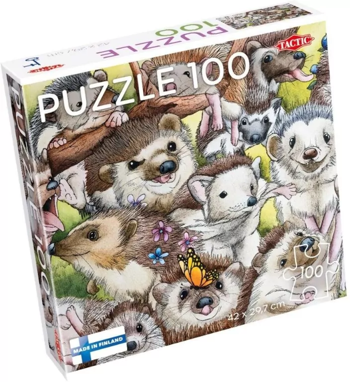 Puzzle 100 Hedgehogs - tantis.pl