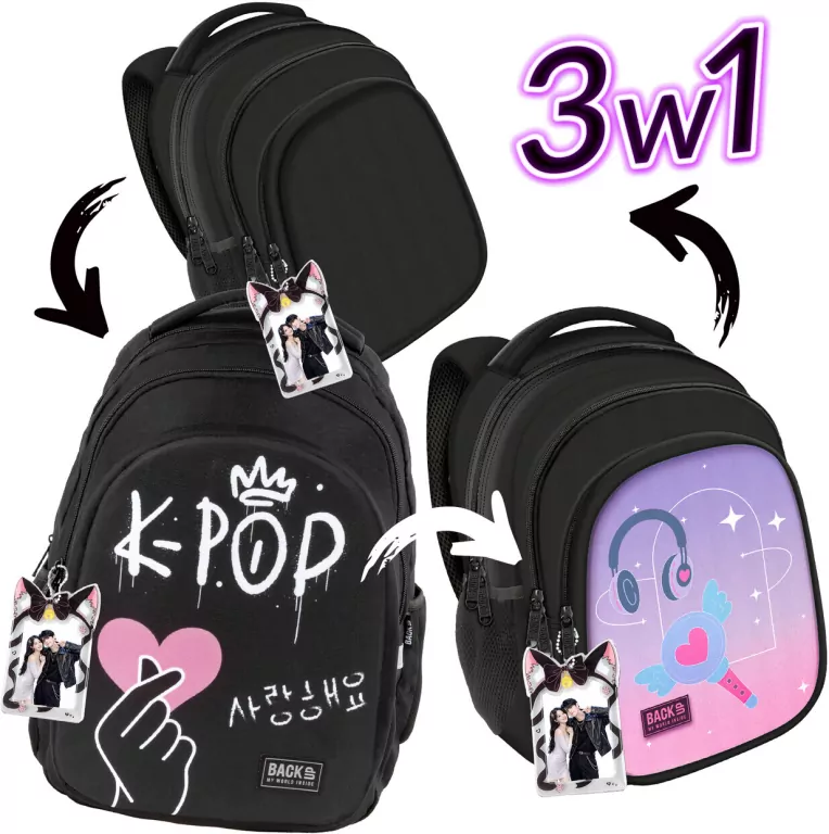 Plecak backup 8 D37 K-Pop DERFORM - tantis.pl