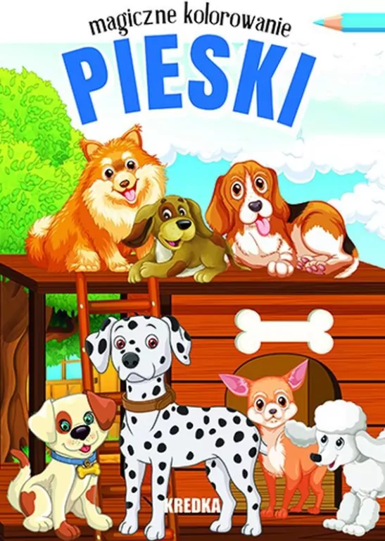 Magiczne kolorowanie. Pieski - tantis.pl