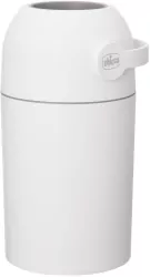 Kosz na pieluchy biały