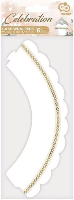 Papilotki do muffinek. Celebrate, 6 sztuk - tantis.pl