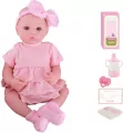 Lalka bobas z akcesoriami do karmienia 48cm - tantis.pl