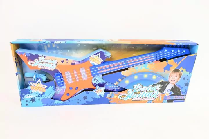 Gitara basowa niebieska - tantis.pl