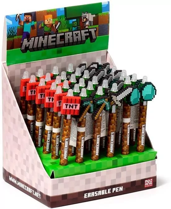 Długopis z silikonową nakładką Minecraft - tantis.pl