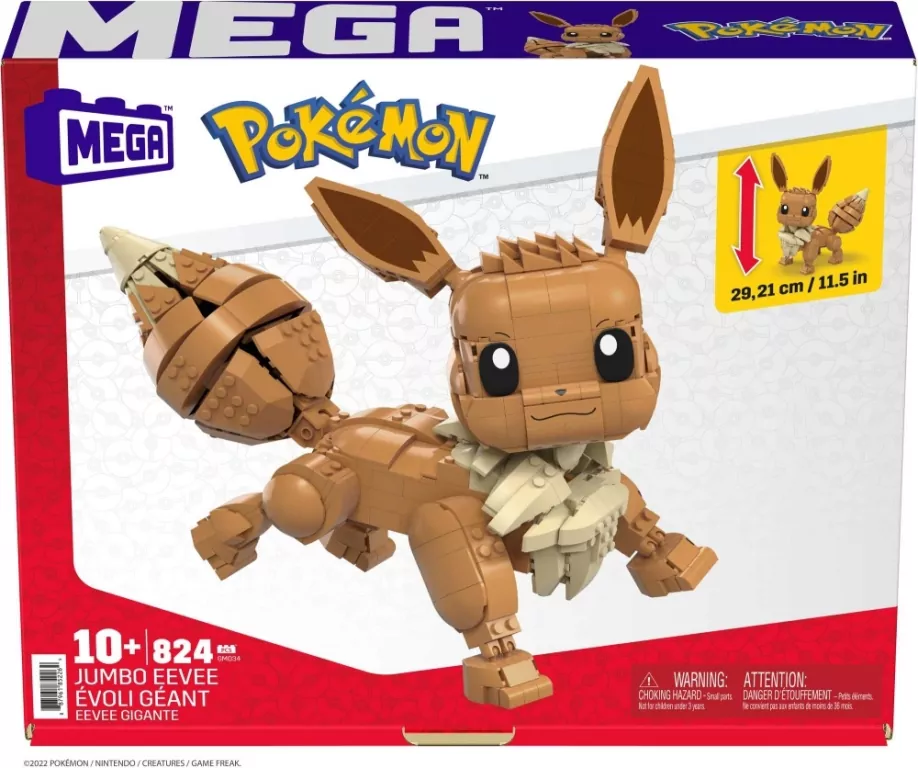 Klocki. Pokemon do zbudowania. Duży Eevee - tantis.pl