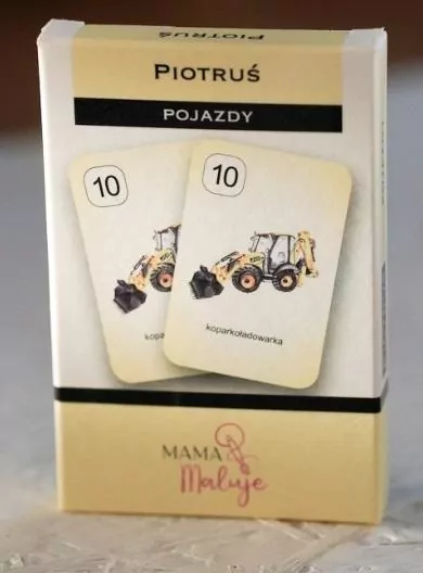 Karty Piotruś. Pojazdy - tantis.pl