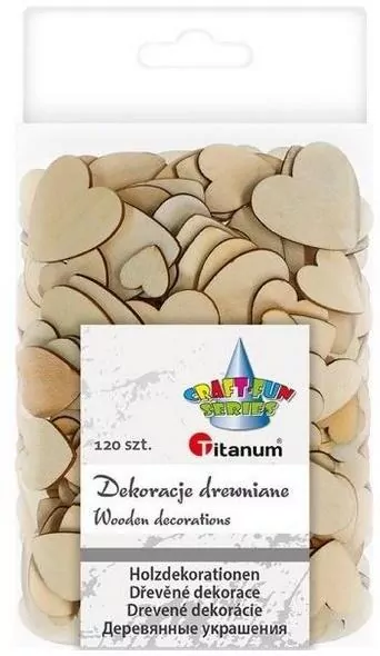 Drewniane serca - tantis.pl