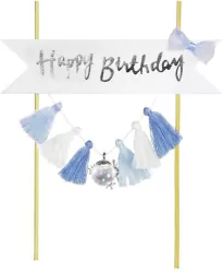 Piker niebieski. Happy Birthday