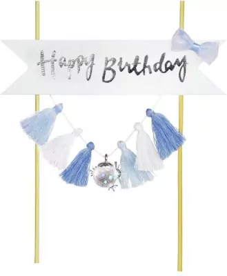 Piker niebieski. Happy Birthday