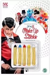 Kredki do malowania twarzy i ciała 5 kolorów