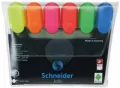 Zestaw zakreślaczy Schneider Job 6 szt - tantis.pl
