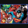 Puzzle 4x250 Odwaga Supermana TREFL - tantis.pl