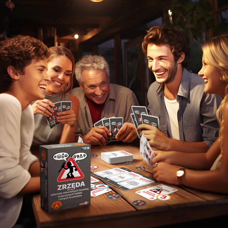 Zrzęda. Gra dla wiecznie wkurzonych facetów, zmęczonych kobiet i innych frustratów - tantis.pl