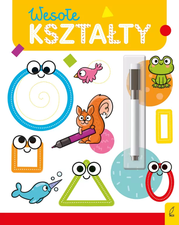 Wesołe kształty. Flamaster suchościeralny. Wesoła nauka - tantis.pl